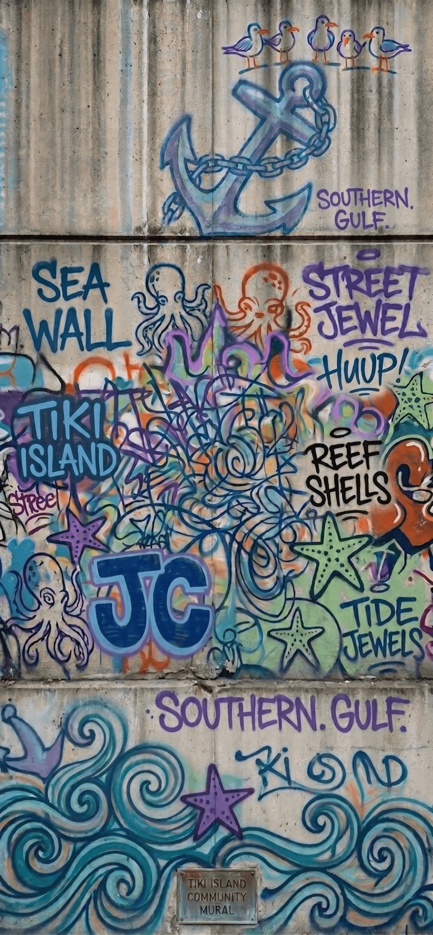 Conch Tiki background