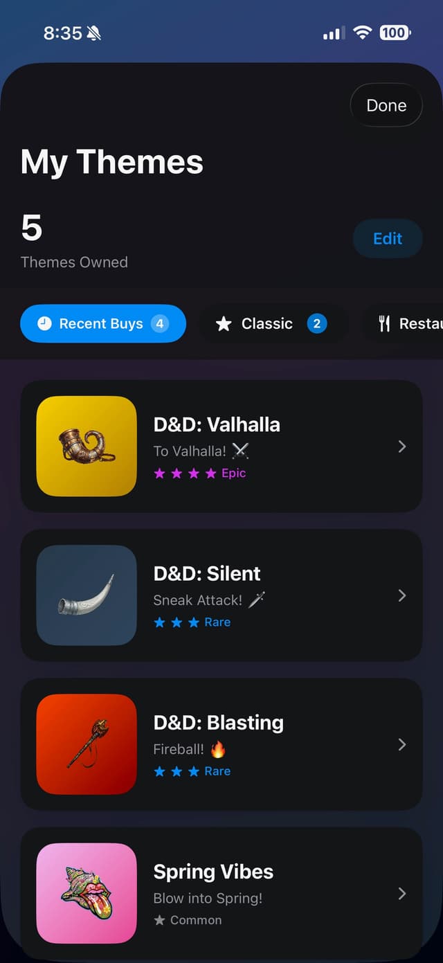 My Themes