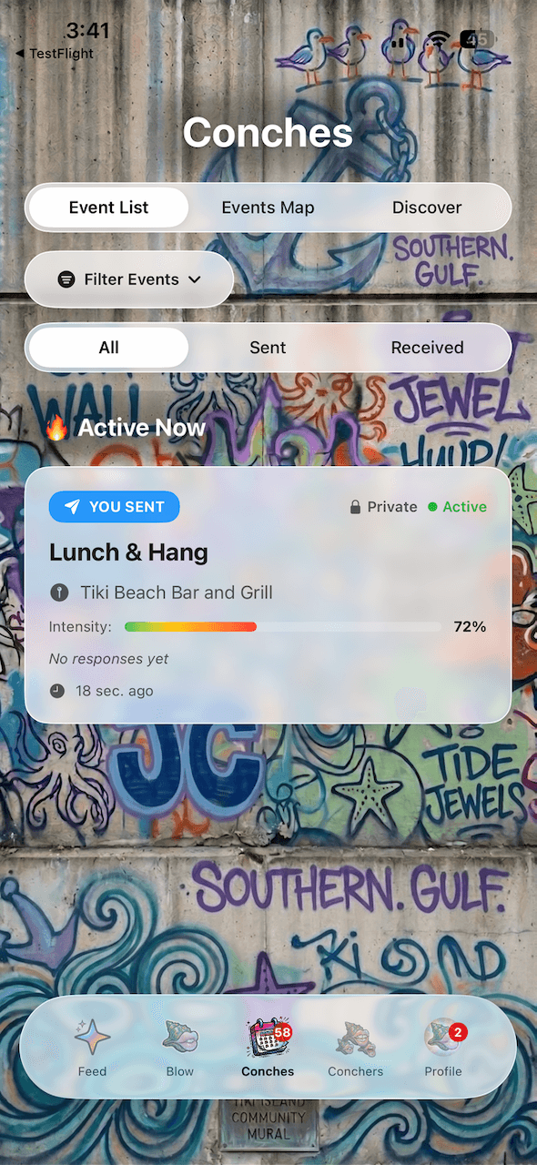 Active Conches